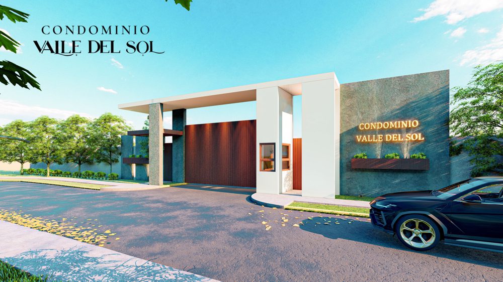 Entrada principal del Condominio Valle del Sol